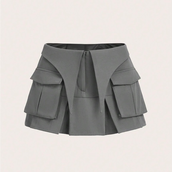 SHEIN Dresses & Skirts - Gray Mini Skirt with Pockets